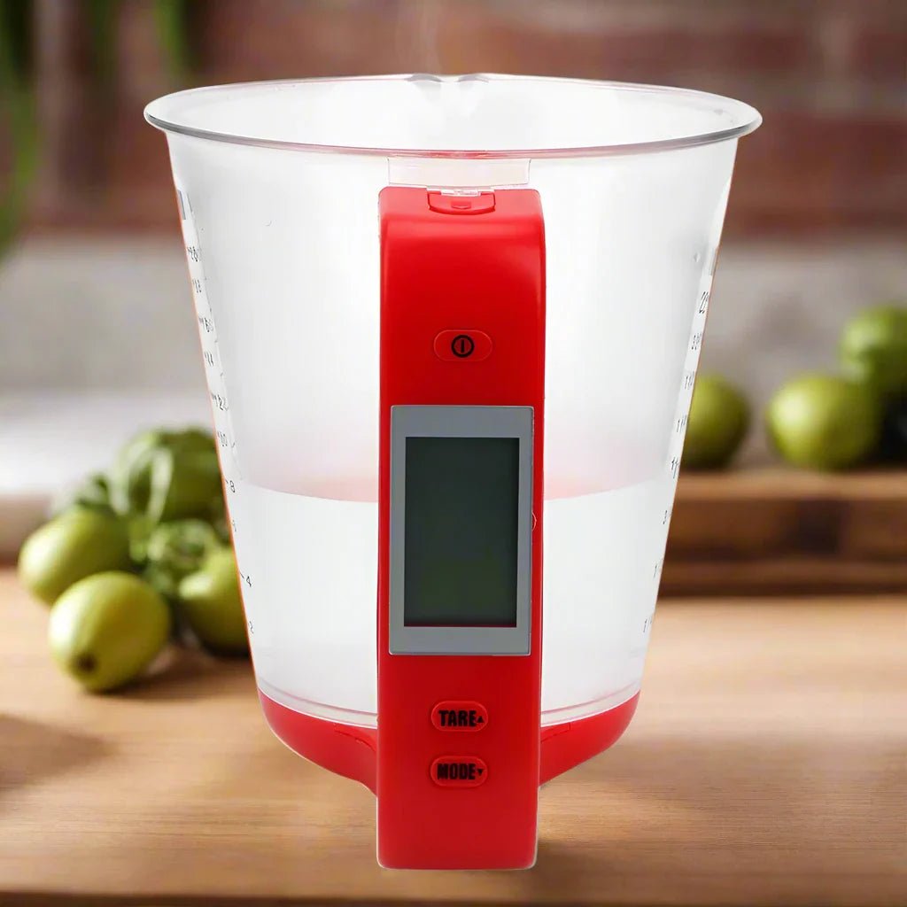 Balance de Cuisine - ElectronicCups™ - Rouge - La Cuisine Expert