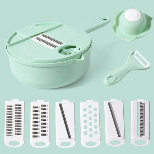 Hachoir Manuel - CutShredGrater™ - Vert - La Cuisine Expert