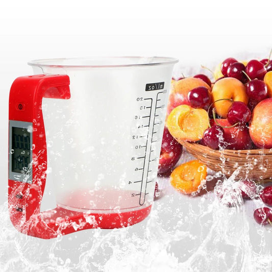 Balance de Cuisine - ElectronicCups™ - Rouge - La Cuisine Expert