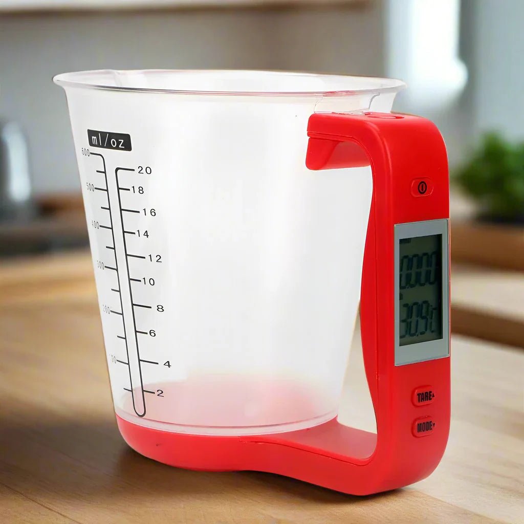 Balance de Cuisine - ElectronicCups™ - Rouge - La Cuisine Expert