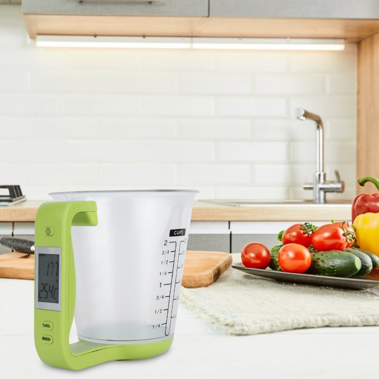 Balance de Cuisine - ElectronicCups™ - Vert - La Cuisine Expert