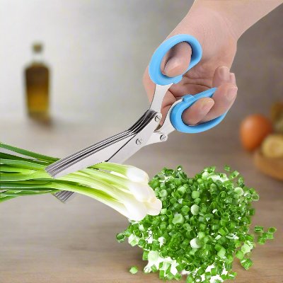 Ciseaux de Cuisine - MultiLayersScissor™ - Bleu - La Cuisine Expert