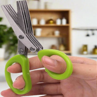 Ciseaux de Cuisine - MultiLayersScissor™ - Vert - La Cuisine Expert