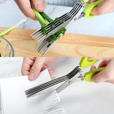 Ciseaux de Cuisine - MultiLayersScissor™ - Vert Clair - La Cuisine Expert